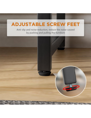 Escritorio de Computadora PayLessHere 81 cm Marrón Resistente