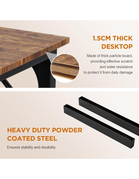 Escritorio de Computadora PayLessHere 81 cm Marrón Resistente