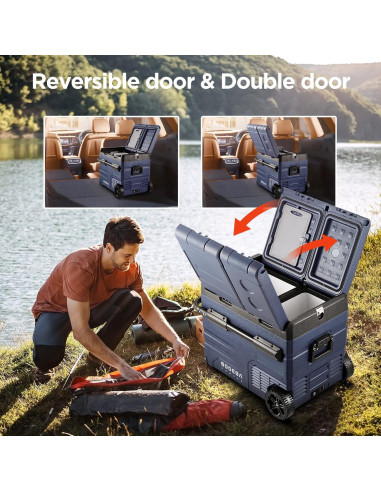 Refrigerador Portátil BODEGACOOLER 48L 12V Doble Zona Control APP