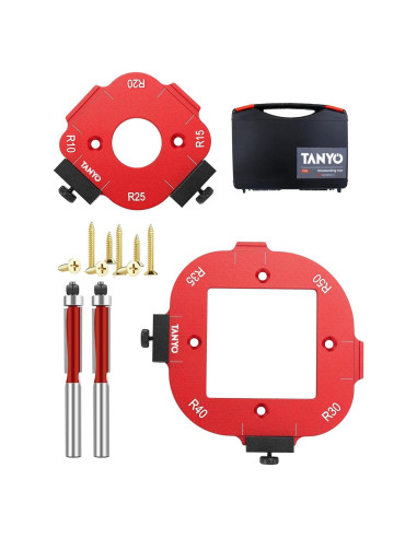 Plantilla de Router TANYO 4 en 1 de Aluminio para Madera