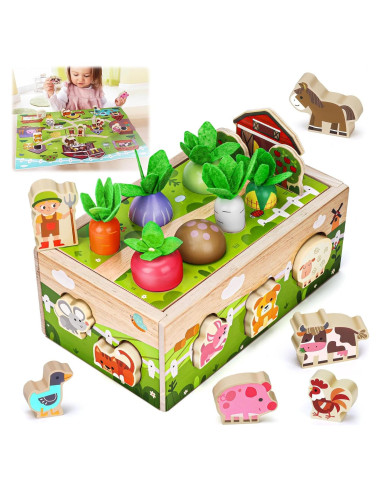 Juguete Sensorial de Madera MuMua Granja 0.86 kg 1-2 Años