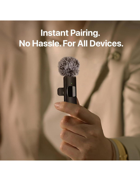 Mini Mic Pro Micrófono Inalámbrico Lavalier para iPhone