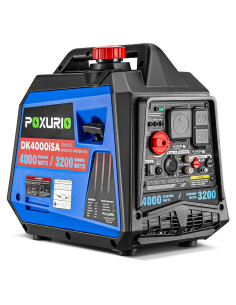 Generador Inversor POXURIO 4000W Gasolina Super Silencioso