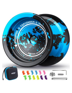 Yoyo Profesional MAGICYOYO V12 para Trucos - Negro Azul