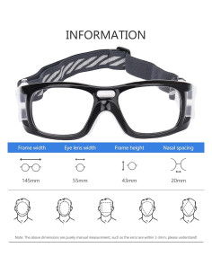 Gafas Deportivas SooGree Antivaho con Correa Ajustable 2