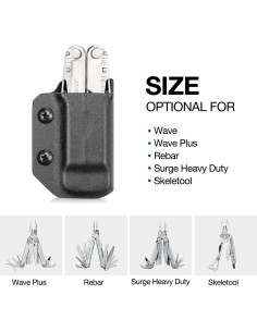 Funda Kydex GUN & FLOWER para Leatherman Wave y Wave Plus 2