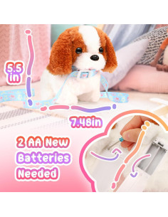 Juguete Electrónico Interactivo de Perro Tagitary 16x14x8cm 2