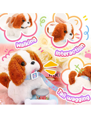 Juguete Electrónico Interactivo de Perro Tagitary 16x14x8cm