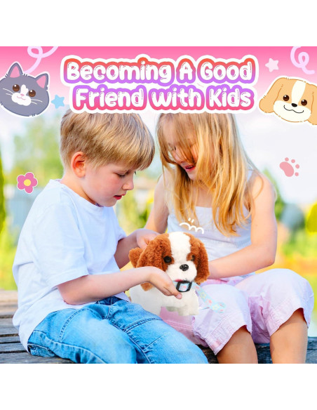 Juguete Electrónico Interactivo de Perro Tagitary 16x14x8cm