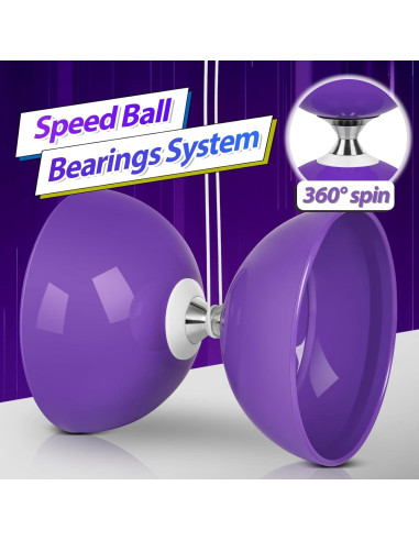 Yoyo Diabolo BODYRHYTHM Pro 12.7 cm con Palos y Cuerdas