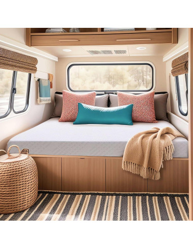 Colchón Dyonery Cama Corta Reina 8 Pulgadas Espuma Memoria