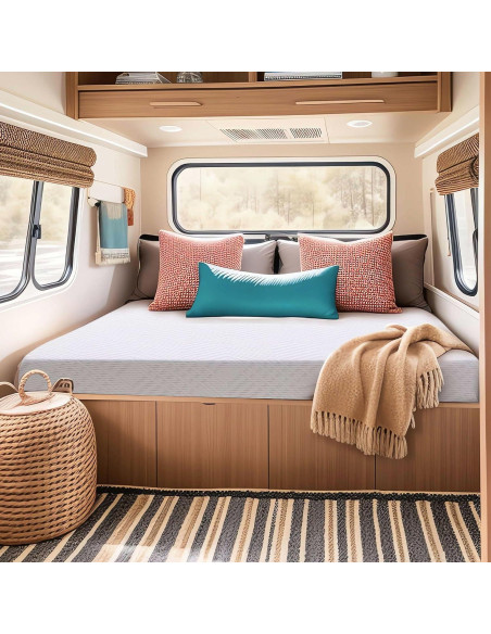 Colchón Dyonery Cama Corta Reina 8 Pulgadas Espuma Memoria