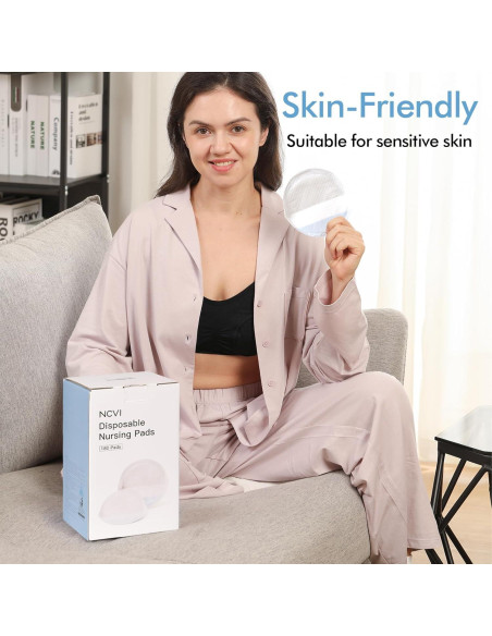 Almohadillas de Lactancia Desechables NCVI 180 Unidades Ultra Absorbentes