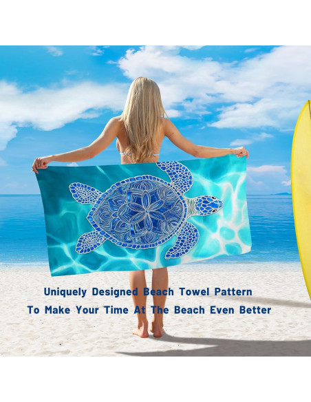 Paquete de 2 Toallas de Playa DFFGGD Microfibra 180x99cm