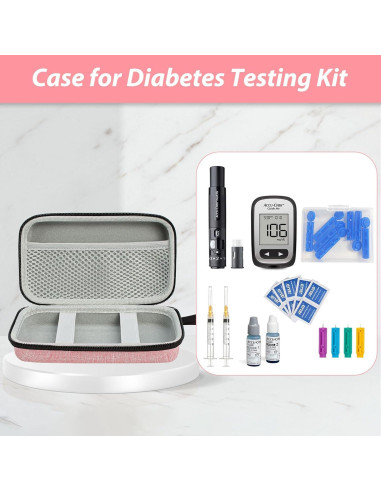 Estuche Organizador para Suministros Diabéticos ICIMBI MB08-PINK