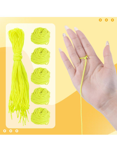 Cuerdas de Yoyo MAGICYOYO 25 Piezas Amarillo 110 cm