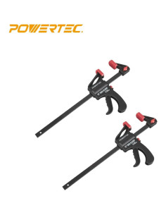 Abrazaderas de Barra POWERTEC 30.48-91.44 cm - Paquete de 6 2