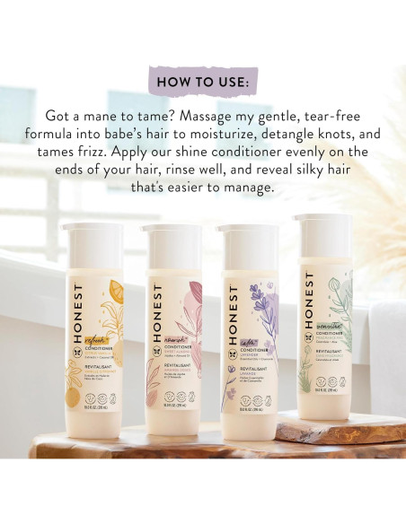 Acondicionador Sin Silicona The Honest Company 295 ml Lavanda