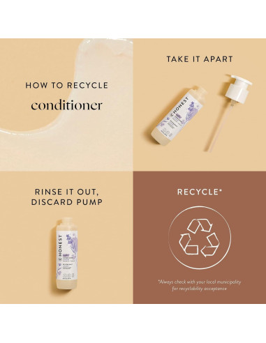 Acondicionador Sin Silicona The Honest Company 295 ml Lavanda