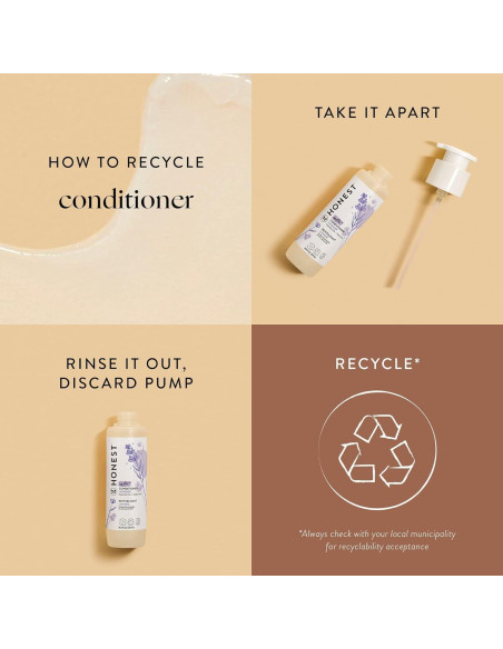 Acondicionador Sin Silicona The Honest Company 295 ml Lavanda