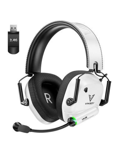 Auriculares Gaming Inalámbricos HW20 - 50mm, 50H, Bluetooth 5.4, RGB