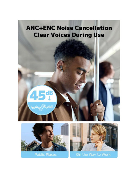 Auriculares Inalámbricos Huizhou T20 con ANC y Bluetooth 5.4