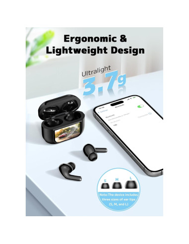 Auriculares Inalámbricos Huizhou T20 con ANC y Bluetooth 5.4