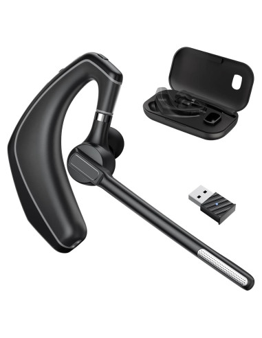 Auricular Bluetooth Inalámbrico Herloreen A6 con Micrófono y Cancelación de Ruido