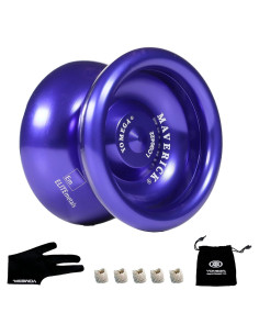 Yo-yo Yomega Maverick de aluminio para principiantes púrpura