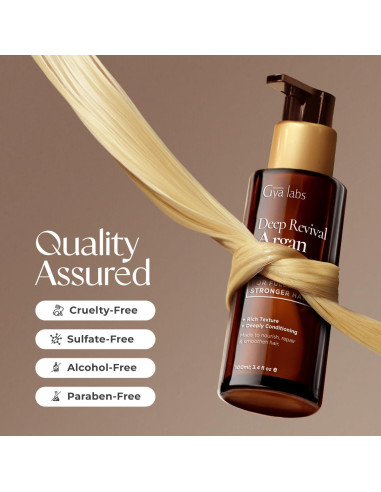 Aceite de Argán Revitalizante Profundo Gya Labs 100 ml - Cabello Dañado