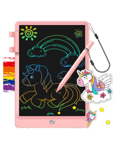 Tableta de Escritura LCD FLUESTON 10" Rosa para Niños
