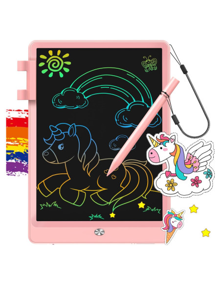 Tableta de Escritura LCD FLUESTON 10" Rosa para Niños