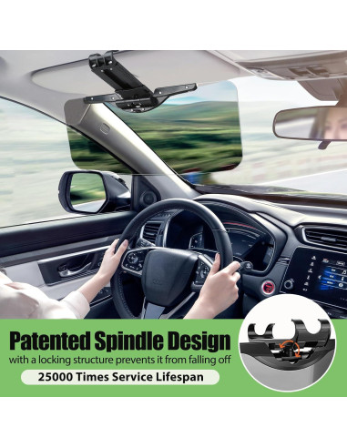 Extensor de Visera Solar GQLHYD para Auto, Polarizado HD