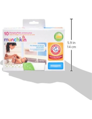 Almohadillas Desechables para Cambiar Munchkin 10 Unidades
