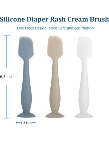 Espátula de Crema para Pañales Seeway - Paquete de 3 Unidades