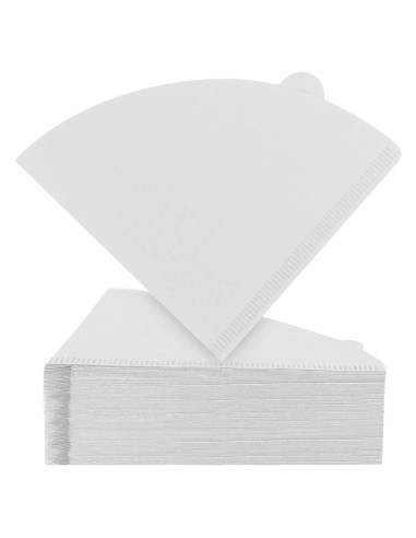 Filtros de Café Clinuse V02 Cono Blanco 200 Piezas 16x11.7 cm
