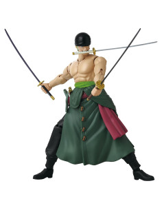Figura de Acción Bandai One Piece Zoro 17 cm 3 Espadas
