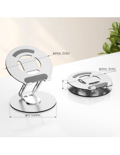 Soporte para Laptop Ergonómico GleYo TM2 Ajustable 360 2