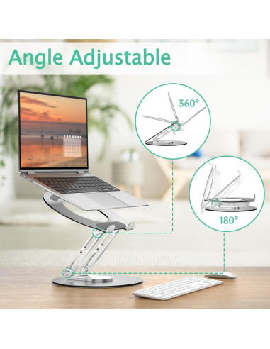 Soporte para Laptop Ergonómico GleYo TM2 Ajustable 360