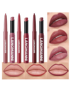 Set de Labios Jolilab 6 Piezas: 3 Lápices + 3 Pintalabios