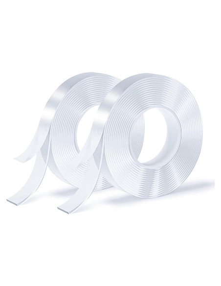 Cinta Adhesiva Doble Cara SUTOUG 6m Transparente Reutilizable