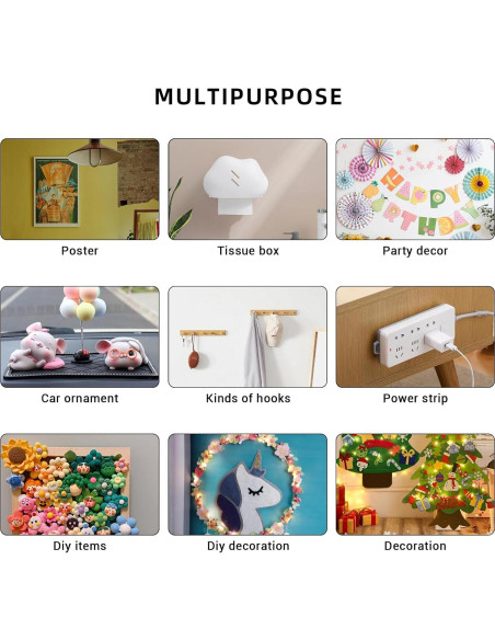 Cinta Adhesiva Doble Cara SUTOUG 6m Transparente Reutilizable