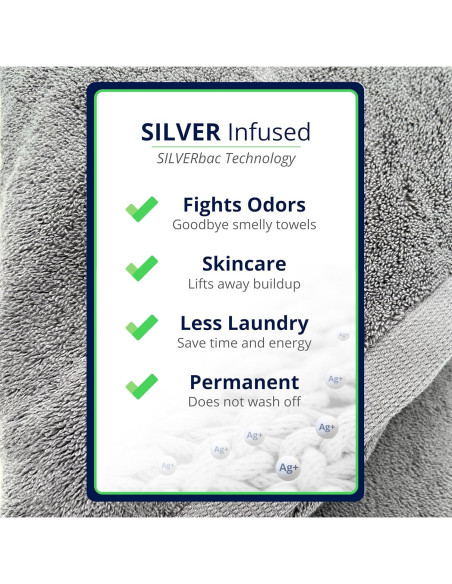 Conjunto de Toallas Lincoln & Palm 3 Piezas 700 GSM Carbón