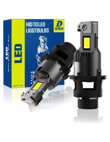 Bombillas LED D2S D2R Autogood 24000 Lúmenes 6000K Frías - Paquete de 2