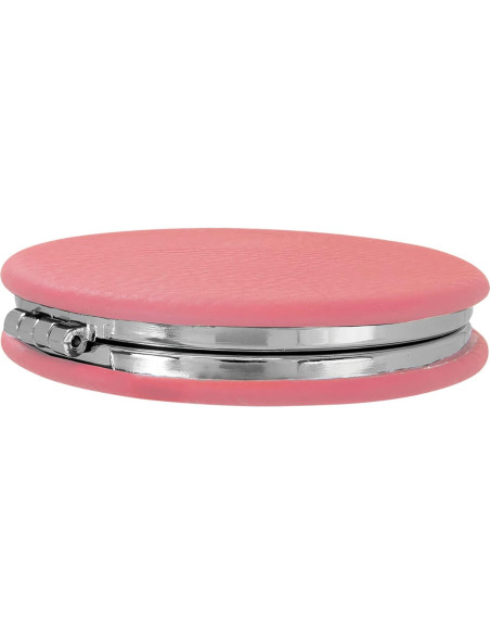 Espejo Compacto Enthoozies de Cuero Sintético 6.35 cm Doble