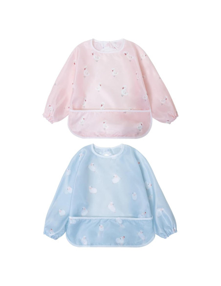 Babero impermeable Little Dimsum para Bebés - Paquete de 2
