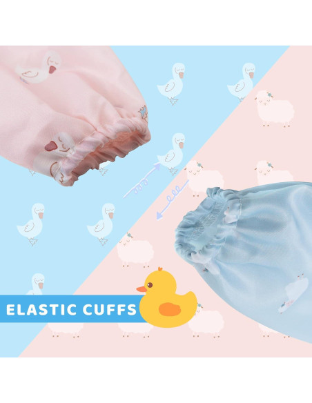 Babero impermeable Little Dimsum para Bebés - Paquete de 2
