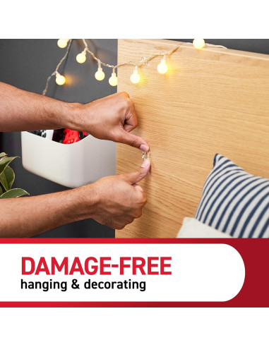 Clips de Luz Mini Command 45 Piezas Transparentes Indoor