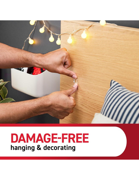 Clips de Luz Mini Command 45 Piezas Transparentes Indoor