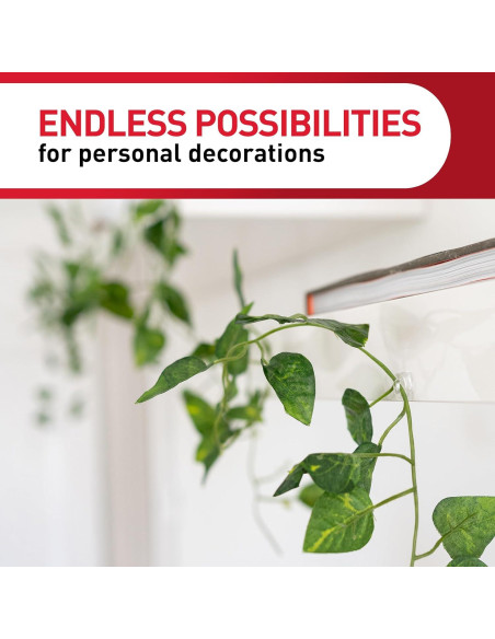 Clips de Luz Mini Command 45 Piezas Transparentes Indoor